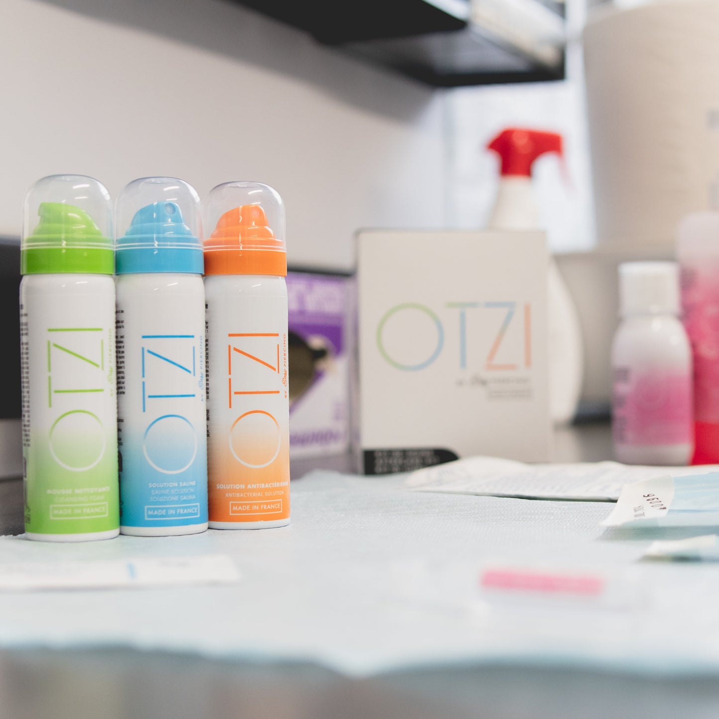 OTZI Piercing DUO PACK Saline Solution + Antibacterial Solution